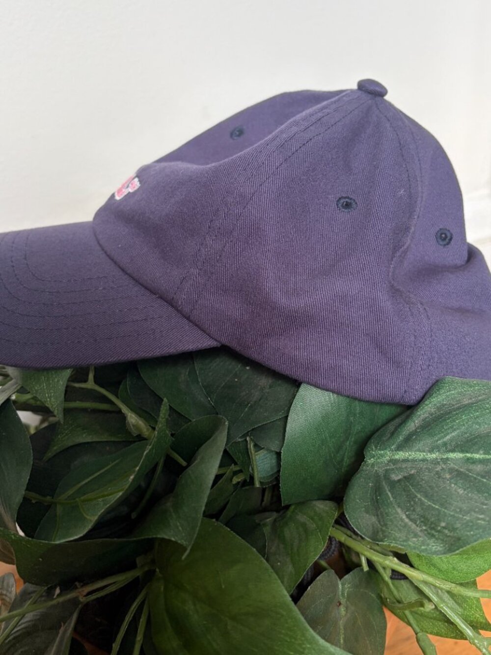 Vineyard Vines Baseball Cap Navy Pink Whale cotton - Picture 5 of 8